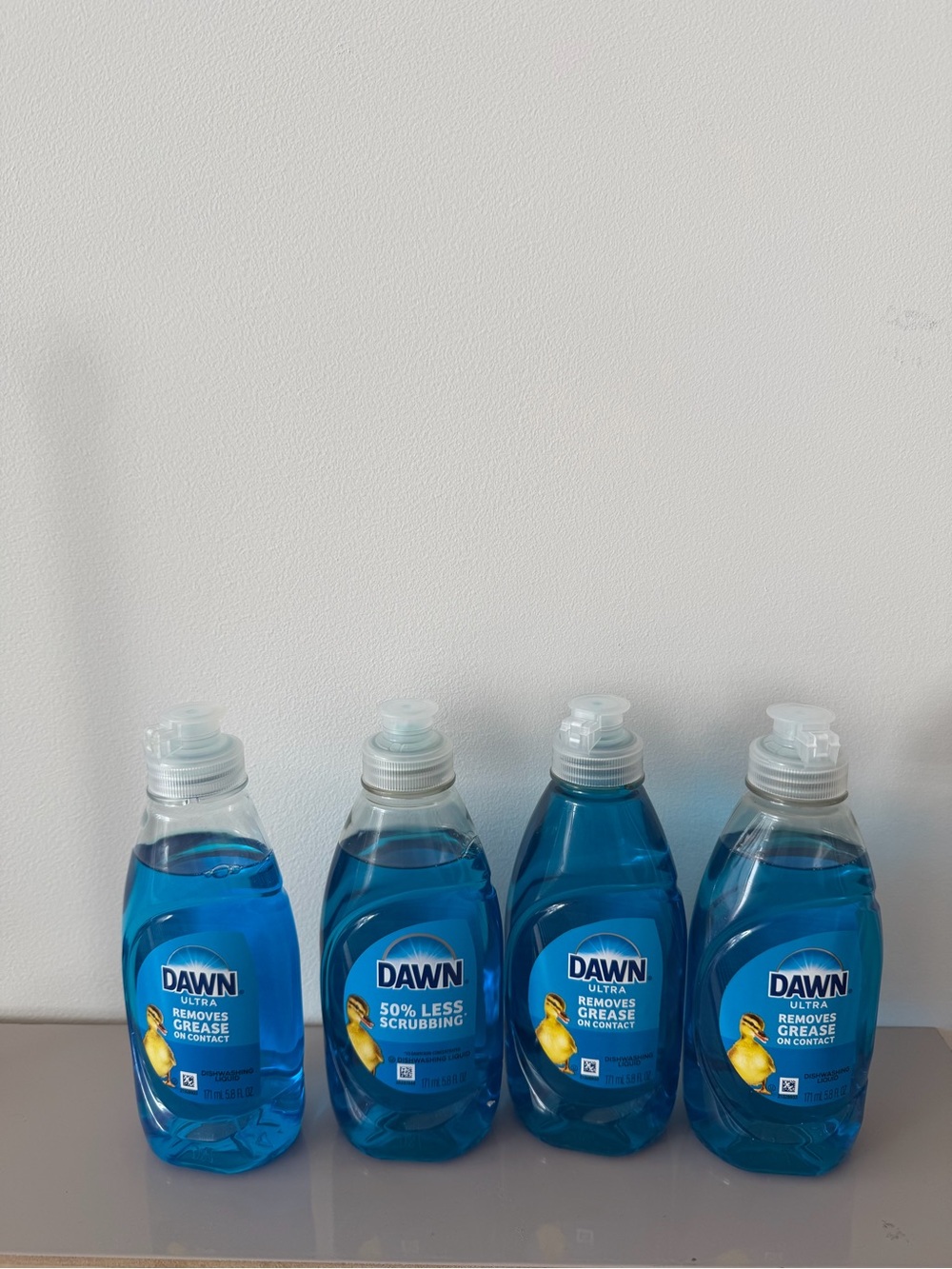 🗽4 NEW Dawn Dishwashing Liquid - Gentle Grease Removal